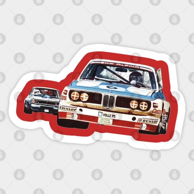 1973 BTCC Rally Car Rally Car Sticker TeePublic